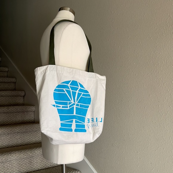 Canvas tote with elephant print for Charity - Picture 2 of 5